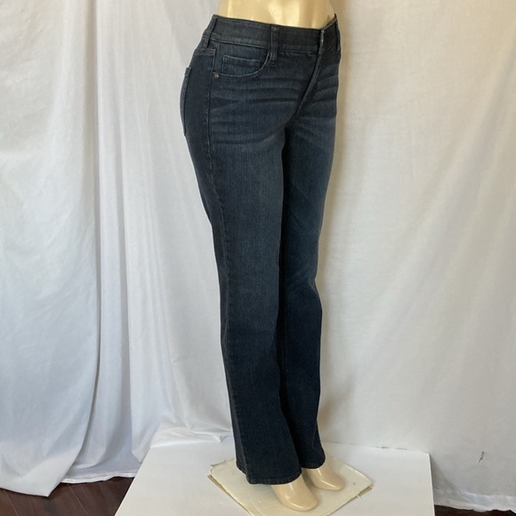 Liz Claiborne Jeans Women’s Tummy Control Size 8 Tall Bootcut Indigo Wash NWT - Picture 2 of 8